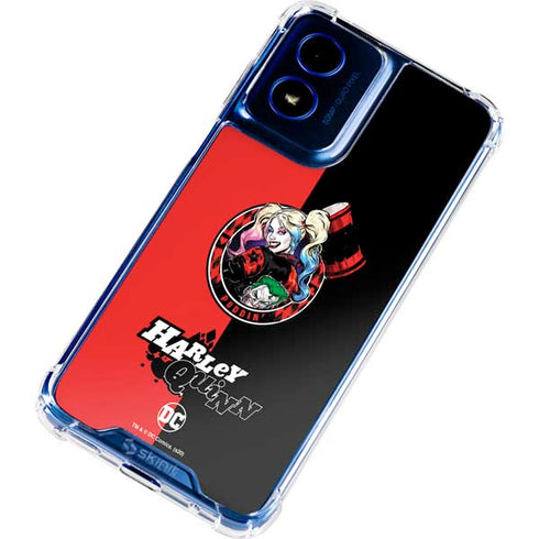 DC Comics Harley Quinn Puddin Moto G 5G (2024) Clear Case